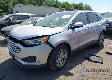2019 Ford Edge Titanium z USA, uszkodzony, nr VIN 2FMPK4K95KBB04461